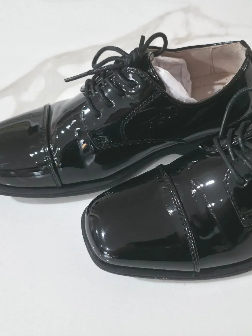 Florsheim Boys Black Patent Leather Dress Shoes